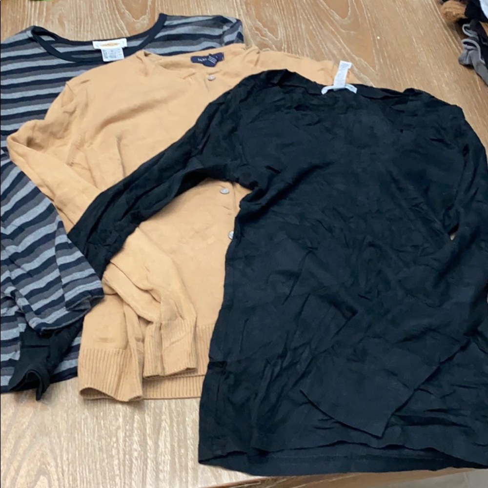 Three long sleeve shirt and sweater!!